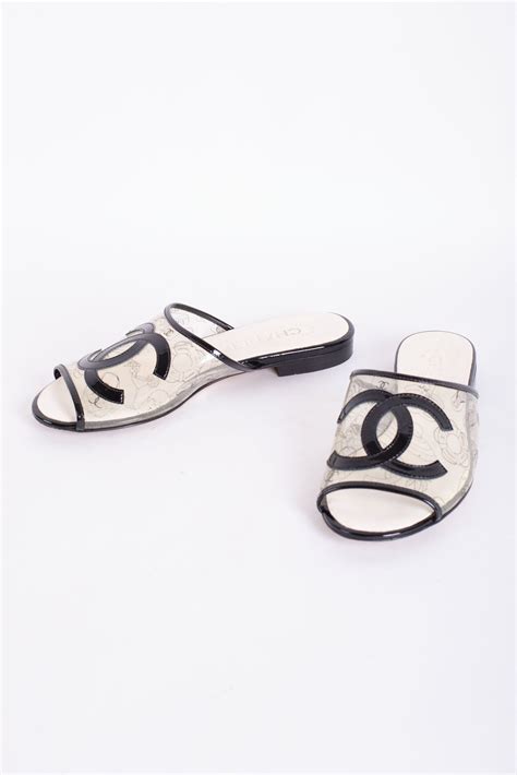 chanel slides clear replicas|chanel sandals sale.